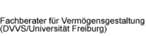 Logo: Fachberater für Vermögensgestaltung - 